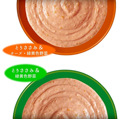 <a href="https://www.qoo10.jp/gmkt.inc/Search/brand.aspx?brandno=77771" target="_blank" class="title_brand" id="btn_brand" title="いなばペットフード">いなばペットフード</a>6個セット いなば ちゅ～るごはん 80本 チーズ野菜バラエティ