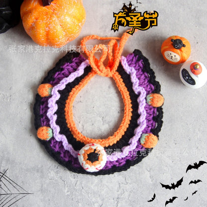 ねこ/犬用品 首輪マフラー サンタマフラー ハロウィンギフト プレゼント お祝い 大人気 着脱簡単 可愛い 散歩 旅行 撮影用 ペット服 記念撮影 INS tiktok かわいい ペット用品 ペット