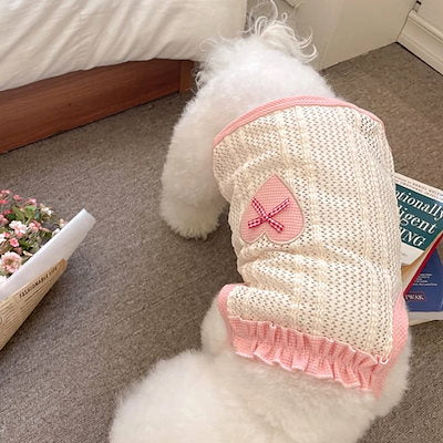 [犬 服]犬 洋服 ins人気商品 ペット犬服かわいい薄型通気性愛メッシュスリング小型犬猫ベスト