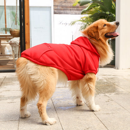 秋冬 犬 ペット服 秋冬 犬服 中型 大型犬 tシャツ 柴犬 秋田犬 中大型犬 犬洋服 コート フード付き ドッグウェア 暖かい 保温 防寒 脱毛保護 お散歩お出かけ服