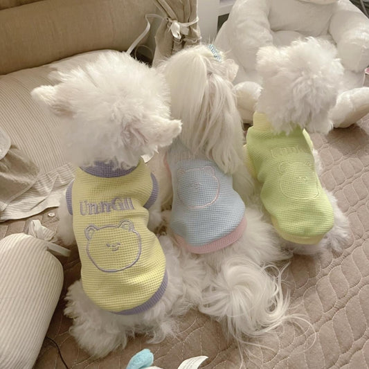 春夏新作 犬服 ペット服 犬 洋服 ペット 犬用品 小中型犬 春秋ペット犬服春秋小型犬子犬抜け毛防止肥厚