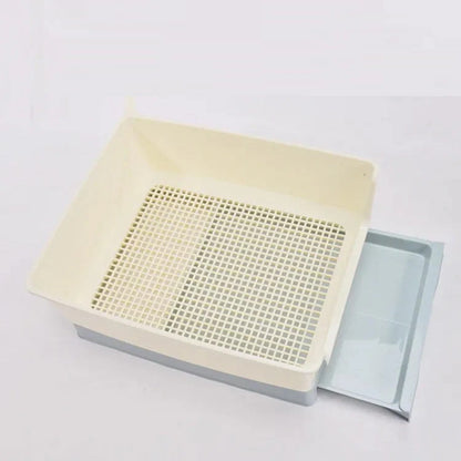 犬 トイレトレー ワイド トレーニング犬トイレ トイレ容器 トイレ本体 室内トイレ 立体柱付き 引き出しの設計 小型 飛び散り 防止 足上げ ゴールデンレトリバー 介護 老犬 トイレ犬 しつけ お掃除