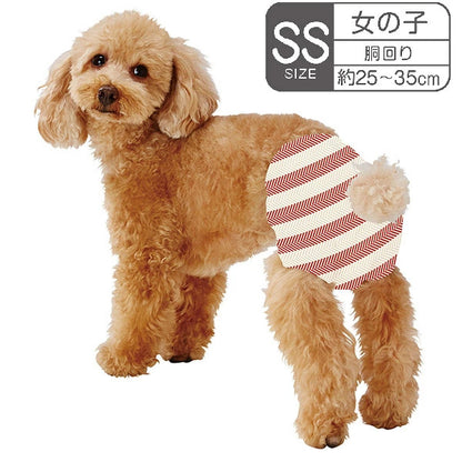 <a href="https://www.qoo10.jp/gmkt.inc/Search/brand.aspx?brandno=66334" target="_blank" class="title_brand" id="btn_brand" title="ペティオ">ペティオ</a>犬用オムツ frais フレス たっぷり吸収するエチケットパンツ 女の子用おむつ SS 18枚 超小型犬小型犬 短毛犬長毛犬 シーツ エチケットウェア Petio W27229