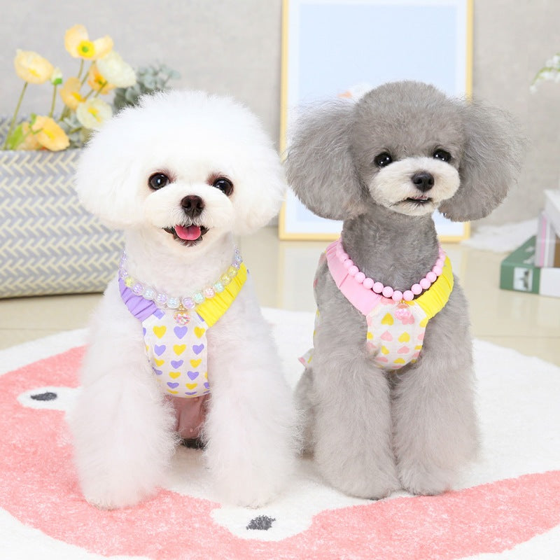 猫 犬 洋服 犬服 ペット服 大中小型犬 ペット用品 犬/猫用 犬の服 ペットウエア 小型犬 中型犬 通気 可愛い ドッグウェア トレーナー 犬 服 ワンピース サロペット ビションフリーゼ 犬猫服