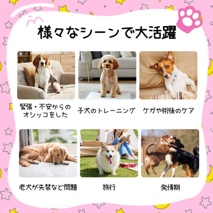 <a href="https://www.qoo10.jp/gmkt.inc/Search/brand.aspx?brandno=136149" target="_blank" class="title_brand" id="btn_brand" title="Japapet">Japapet</a>ペットオムツ 女の子用 犬用オムツ 5サイズ 42/38/36/34/32枚入 マナーおむつ ペット用おむつ 介護用 ペット用生理パンツ 長時間使用