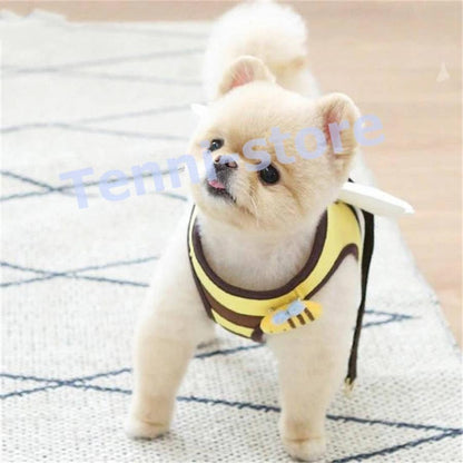今週の新製品 タイムセール 犬 ハーネス 羽付き ミツバチ お出かけ 散歩 胴輪 ペット用品 かわいい 人気 新作 小型犬 セール お出かけ ダブルシスターズ パタパタ 【一部当日発送】 在庫が限られ