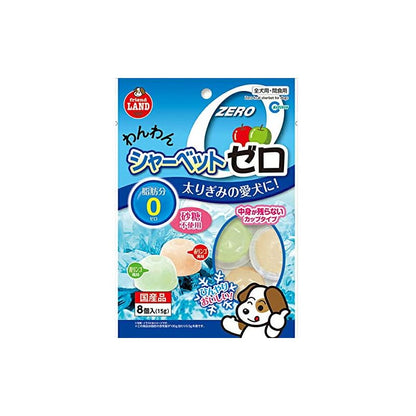【即納】マルカン 【セット販売】わんわんシャーベット ゼロ （15g×8個）×3コ