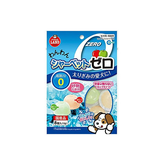 【即納】マルカン 【セット販売】わんわんシャーベット ゼロ （15g×8個）×3コ