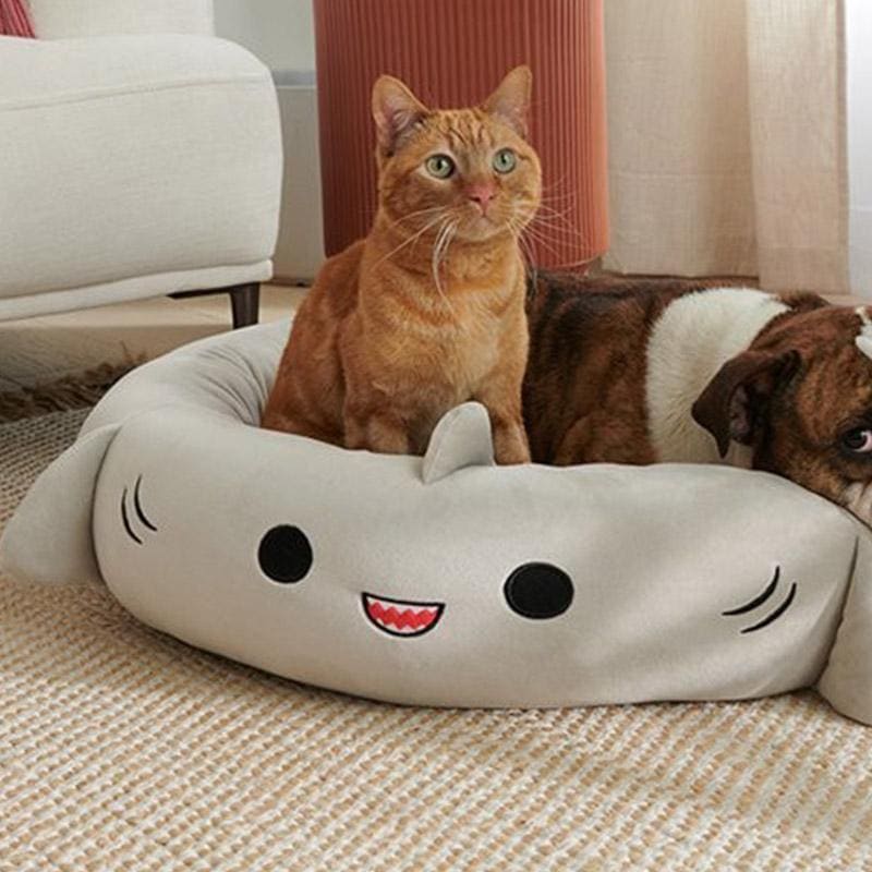ペットベッド 犬 猫 ペットソファ ペットハウス スイカ状 おしゃれ ふわふわ お昼寝 いぬ ねこ 冬用 秋用
