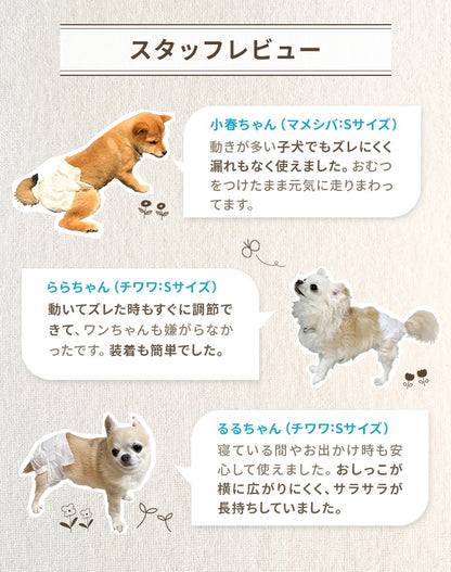 <a href="https://www.qoo10.jp/gmkt.inc/Search/brand.aspx?brandno=114450" target="_blank" class="title_brand" id="btn_brand" title="WEIMALL">WEIMALL</a>犬用おむつ 女の子 ペット 犬用 オムツ カバー 小型犬 小型犬 中型犬 テープ付き 紙オムツ 高齢犬 お出かけ 介護 生理 ナプキン しつけ お漏らし対策 紙おむつ ペットおむつ ペットオムツ