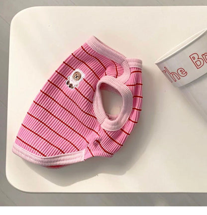 春夏新作 犬服 ペット服 犬 洋服 ペット 犬用品 小中型犬 夏薄型ペットベスト猫小型子犬犬服夏