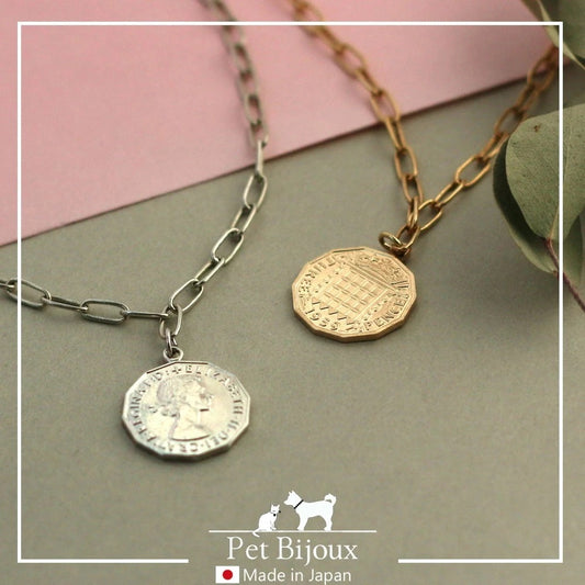 <a href="https://www.qoo10.jp/gmkt.inc/Search/brand.aspx?brandno=121124" target="_blank" class="title_brand" id="btn_brand" title="MELODY ACCESSORY">MELODY ACCESSORY</a>K18GP 送料無料 ドッグアクセサリー 犬用 ネックレス 首輪 チョーカー 犬 いぬ DOG ねこ 猫 ペット コイン シンプル 小型犬 中型犬 かわいい おしゃれ トイ