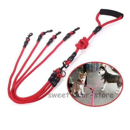 犬 リード 1.5m 2頭 3頭 4頭 リード ロングリード 持ちやすい 小型犬 中型犬 散歩 コンパクト 長い 多頭飼い 使いやすい 軽量