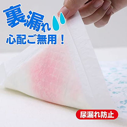 サイズ：ワイド 200枚(50枚入×4袋) フリーリー ペットシーツ 厚型 ワイド 200枚 柄付き