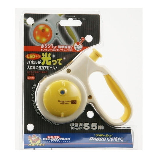 <a href="https://www.qoo10.jp/gmkt.inc/Search/brand.aspx?brandno=25753" target="_blank" class="title_brand" id="btn_brand" title="ドギーマン">ドギーマン</a>ドギーウォーカーフラッシュ S イエロー