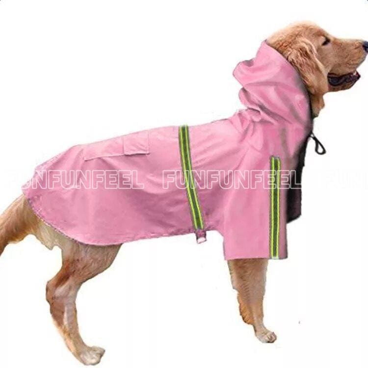 犬 レインコート ポンチョ 中型犬 小型犬 大型犬 かわいい ペット 雨具 防水 軽量 反射板付き ドッグレインコート