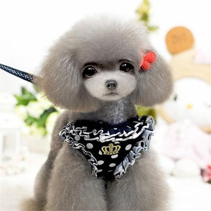 犬 ハーネス 犬ハーネスリードセット 犬のハーネスリードセット 犬用ハーネス おしゃれ 犬 服 犬服 ドレス ワンピース 小型犬 中型犬 脱げない 犬の服 胴輪