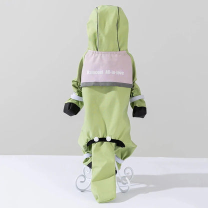 ペット用品 アニメ 防水 ペット用レインコート 四肢を完全に覆うレインコート 小型犬から中型犬まで 雨の日のお出かけ 犬の服 夏用