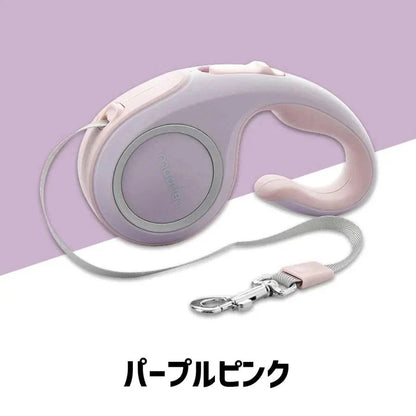 工ガ割-（全店2個購入で200円引き）大好評犬 リード 伸縮リード ペットリード 軽量 小型犬 中型犬 自動巻き取り 伸縮 おしゃれ 散歩 3M 5M