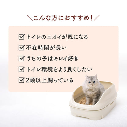 ニャンとも清潔トイレ [消臭力 監修 ニオイブロック成分配合] 消臭プロフェッショナル 脱臭・抗菌シート 12枚 [猫用システムトイレシート] システムトイレ 猫用 トイレシート