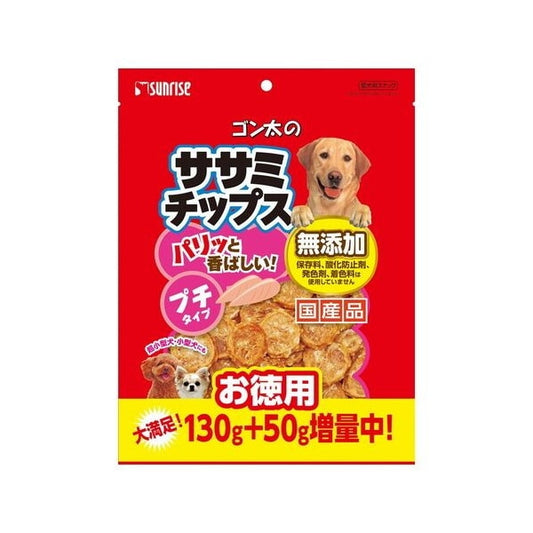 <a href="https://www.qoo10.jp/gmkt.inc/Search/brand.aspx?brandno=26472" target="_blank" class="title_brand" id="btn_brand" title="マルカン">マルカン</a>ゴン太のササミチップス プチタイプお徳用