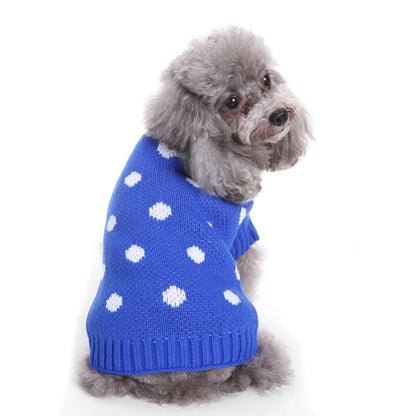2023年新作入荷　ペット服 犬　服　Tシャツ ドッグウェア犬セーターペットクリスマスセーターニットハイネックペット服セーター犬セーター