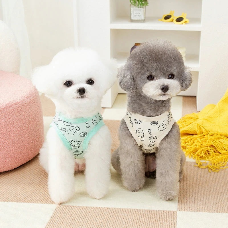 【新作犬猫服 登場】 犬服 ペット服 犬 洋服 春夏薄手ペットベスト犬服小型犬中型犬ペット猫服