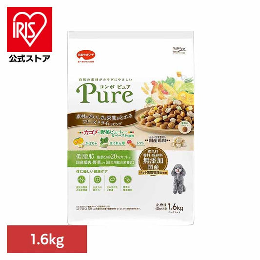 コンボピュアドッグ低脂肪1.6kg 1011334 日本ペットフード株式会社