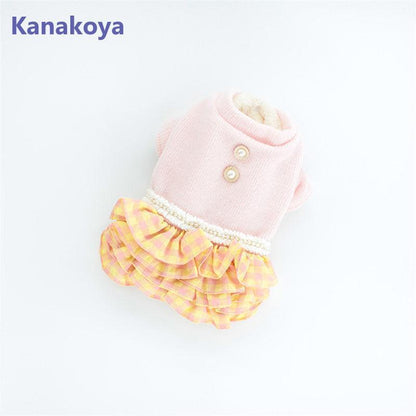 犬 服 ペットウェア 秋 冬 裏ボア 裏起毛 ワンピース 結婚式 保温 防寒 あったか ドッグウェア 小型犬 中型犬 犬用 愛犬 猫 旅行 お出掛け