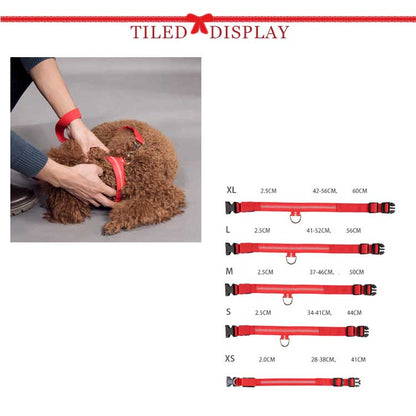 価格が下がった 今日だけ 首輪 犬 光る首輪 USB充電式 猫 事故防止 led ライト 犬用 夜間 散歩用 くびわ XS/S/M/L/XLサイズ おしゃれ 小型犬 中型犬 大型犬 長さ調節可能 安