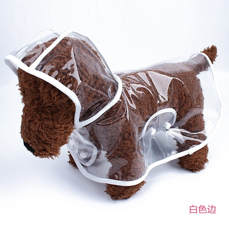 人気ペット用品 犬 マッキントッシュ 小型犬 中型犬 新品 透明 ペット マッキントッシュ
