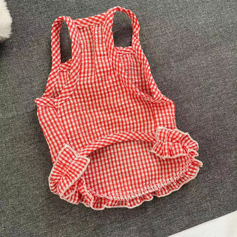 [犬 服]犬 洋服 ins人気商品 かわいい弓ホルタードレス ペット 春 薄い 犬 猫 イヌ 夏服