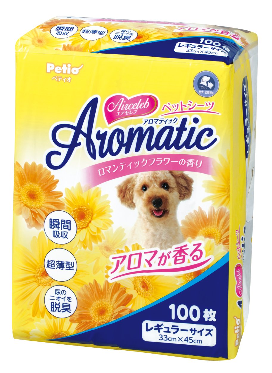 ペティオ (Petio) エアセレブ アロマティック ペットシーツ レギュラー 100枚入