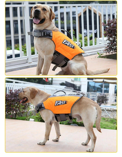 韓国ファッション ライフジャケット ペット 犬用 ライフジャケット 中 大型犬 救命胴衣 大型犬 ライフジャケット ペット用 ライフ ジャケット 犬用浮き輪 犬服 ドッグウエア 水遊び 水害 海 川