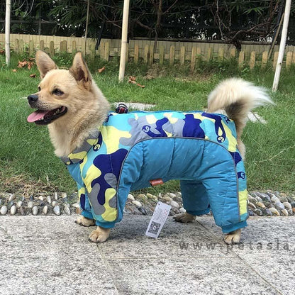 第1弾セール中大型犬 小型犬 中型犬 ペット服 犬服 防寒 コート 暖かい ダウン風ジャケット 防風 防水 カバーオールつなぎ ペット服 お散歩 お出かけ