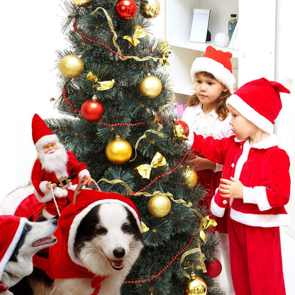 ペット犬クリスマス衣装サンタ乗馬スーツクリスマスペット服鹿乗馬スーツペットクリスマス用品