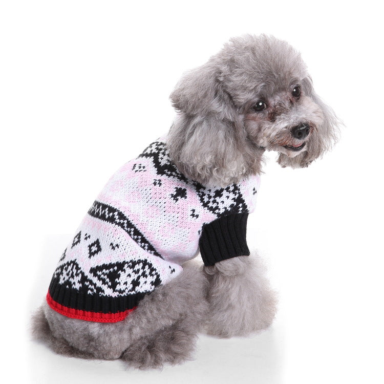 2023年新作入荷　ペット服 犬　服　Tシャツ ドッグウェア犬服クリスマス衣雪花セーターハロウィンペット服セーターヘラジカ衣犬セーター