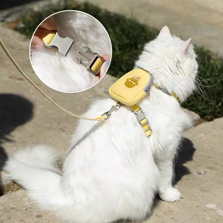 犬用 リーシュ 猫用 シンプル ペットハーネス ネコ用ハーネス 胴輪 小型犬 2点セット リード ハーネス 犬 軽量 お散歩 おしゃれ お出かけ 5 中型犬 簡単装着 ハーネスリードセット ペット用品