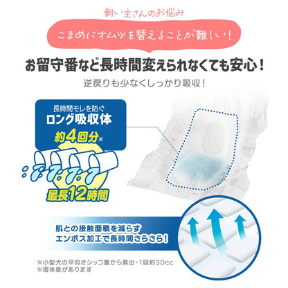 アイリスオーヤマ ピタフィット ペット用おむつ S 57枚入 女の子用 犬 おむつ オムツ NPD-S57