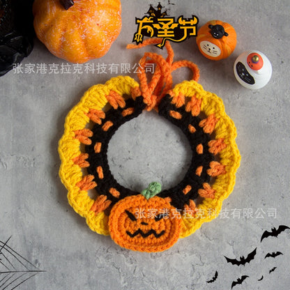 ねこ/犬用品 首輪マフラー サンタマフラー ハロウィンギフト プレゼント お祝い 大人気 着脱簡単 可愛い 散歩 旅行 撮影用 ペット服 記念撮影 INS tiktok かわいい ペット用品 ペット