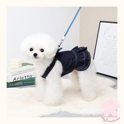 新作 トレンド ペット 服 安い 犬 春 夏 秋 冬 デニム タンクトップ ワンピース かわいい 可愛い ハイブランド 猫 ドッグ ウェア