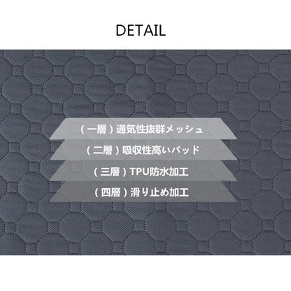トイレマット トイレシート 洗える 犬 猫 防水 小型 中型　速乾 防水シート おしっこシート 速乾