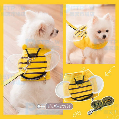 服 + けん引ロープピート犬服犬胸ストラップネット通服けん引ロープは犬の散歩ロープで調節できます