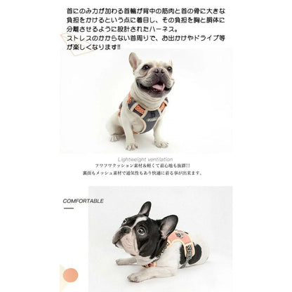 新商品プロモーション，数量限定 犬 ハーネス ペット 胴輪 ふっくら生地 服 キャット ドッグ メッシュ ドッグウェア 小型犬 中型犬犬 ハーネス