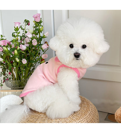 春夏新作 犬服 ペット服 犬 洋服 ペット 犬用品 小中型犬 25年新しいペットの犬の春と秋のベスト小型犬の子犬の服