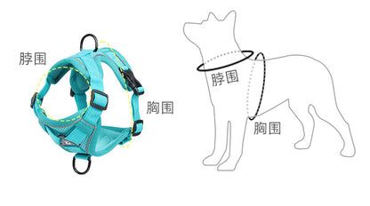 新しい犬のリーシュベストペット猫胸ストラップ 反射通気性猫の散歩の鎖子犬の鎖