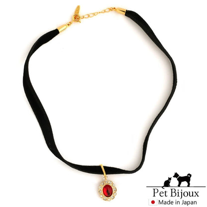 <a href="https://www.qoo10.jp/gmkt.inc/Search/brand.aspx?brandno=121124" target="_blank" class="title_brand" id="btn_brand" title="MELODY ACCESSORY">MELODY ACCESSORY</a>K18GP 送料無料 ドッグアクセサリー 犬用 ネックレス カラー ベロア 首輪 チョーカー 犬 いぬ DOG ねこ 猫 ペット シンプル 小型犬 中型犬 かわいい おしゃ
