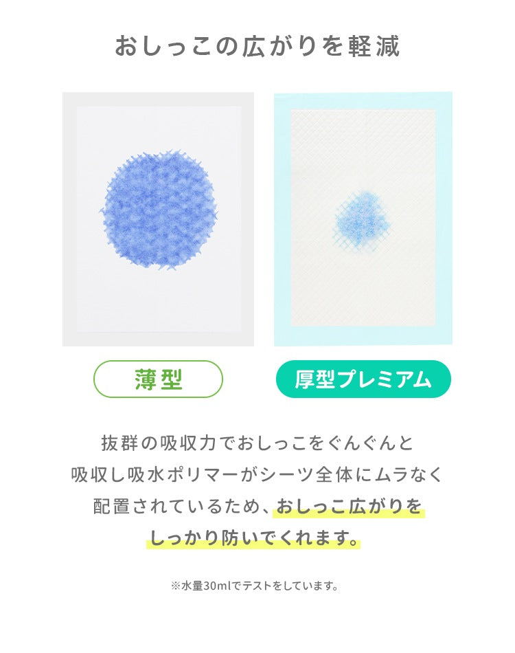 <a href="https://www.qoo10.jp/gmkt.inc/Search/brand.aspx?brandno=114450" target="_blank" class="title_brand" id="btn_brand" title="WEIMALL">WEIMALL</a>ペットシーツ 超薄型 厚型 ワイド レギュラー 大容量 1200枚 800枚 600枚 200枚 まとめ買い 使い捨てペットシート 多頭飼い 犬 猫 業務用 ペット用品