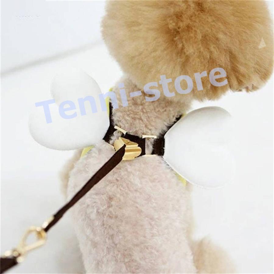 今週の新製品 タイムセール 犬 ハーネス 羽付き ミツバチ お出かけ 散歩 胴輪 ペット用品 かわいい 人気 新作 小型犬 セール お出かけ ダブルシスターズ パタパタ 【一部当日発送】 在庫が限られ