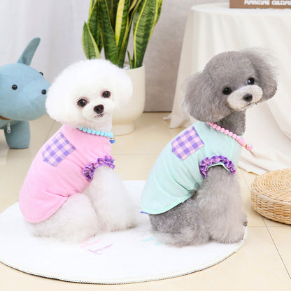 猫 犬 洋服 犬服 ペット服 大中小型犬 ペット用品 犬/猫用 犬の服 ペットウエア 小型犬 中型犬 通気 可愛い ドッグウェア トレーナー 犬 服 ワンピース サロペット ビションフリーゼ 犬猫服